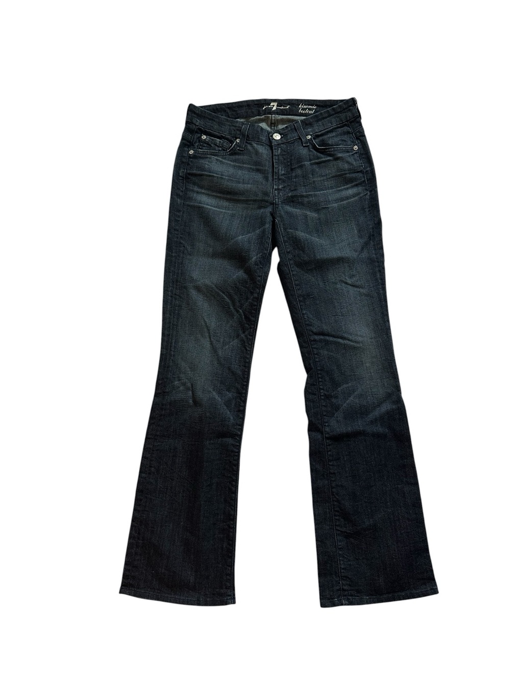 7 For All Mankind Dark Blue Flare Jeans